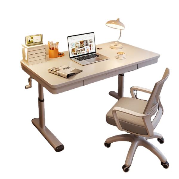 Home Office Funiture Lift Computer Desk for Study and Work in Bedroom or Dormitory