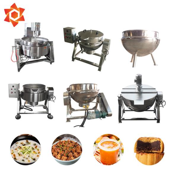 Large Commercial Steam Electric Cooking Pot Sandwich Steam Pot 12 Month Warranty