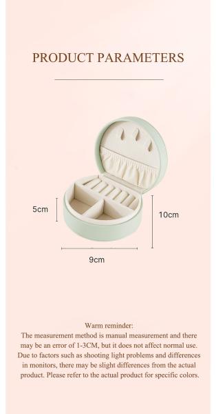 Portable Small Jewelry Box Organizer Fashion Travel Jewelry Organizer For Necklaces