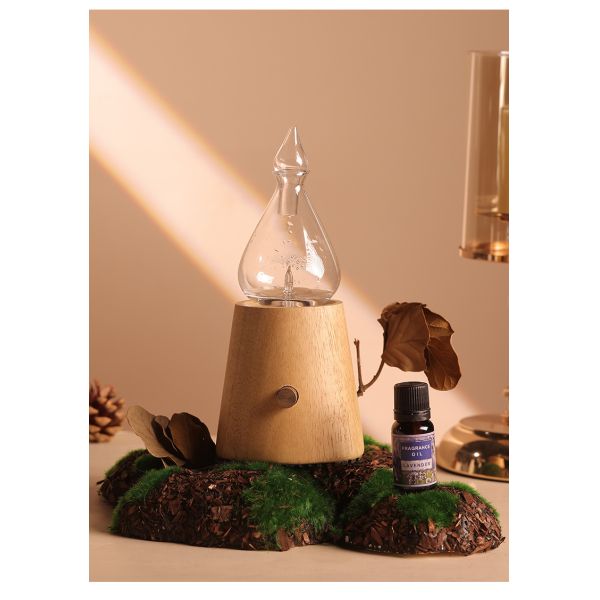 OEM Logo Vintage Real Wooden Aroma Diffuser Ultra Quiet Home Hotel Use Eco Friendly