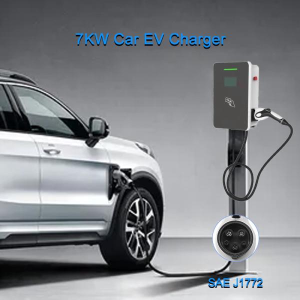 SAE J1772 Wallbox Home Charger 7KW Electric Vehicle Charging Pile