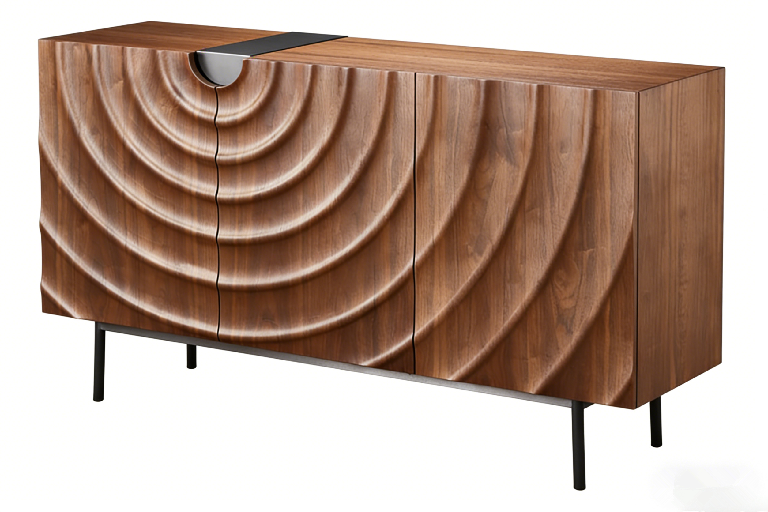 Foshan Factory Wholesale Kitchen Storage Cabinet Modern Design Dining Room Wooden Side Cabinet with Doors and Drawers