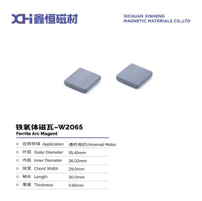Ferrite de ímã permanente finamente mecanizado para motor universal W2065