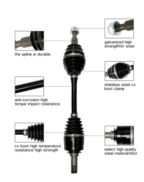 DS-4088 CV Half Shaft 7L0 407 271F Right Hand Drive Shaft 304545