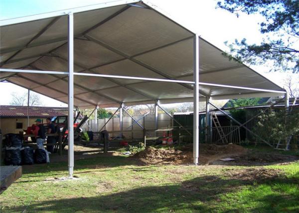 Aluminum Structure Material Industrial Warehouse Tent Flame Retardant Cutom Size