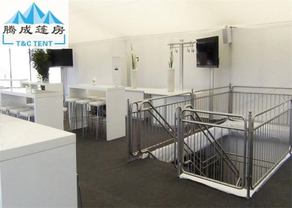 White PVC Proof Outdoor Party Tents For Show Event UV Resistant