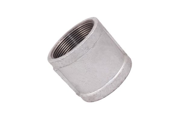 Galvanized Plumbing Malleable Iron Pipe Fittings Metal Pipe Coupling FM / UL