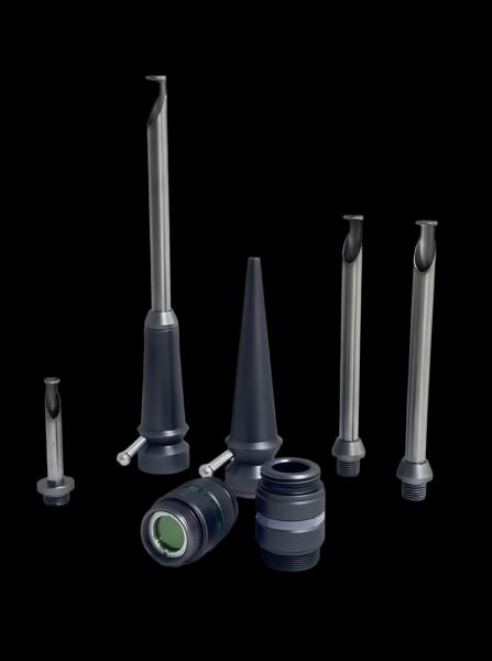 Specialized Handpiece Sets For Laser Systems Dark Grey Cervical Handpiece