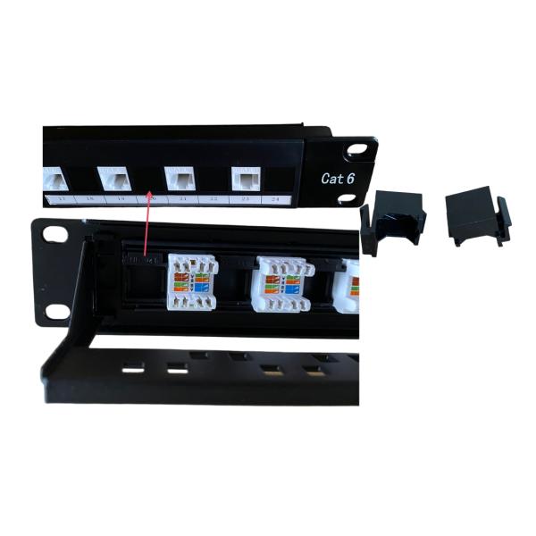 RJ45 Blank Cover Dust Cover Insert Network Interface Blind Plate interface plug Blank Keystone