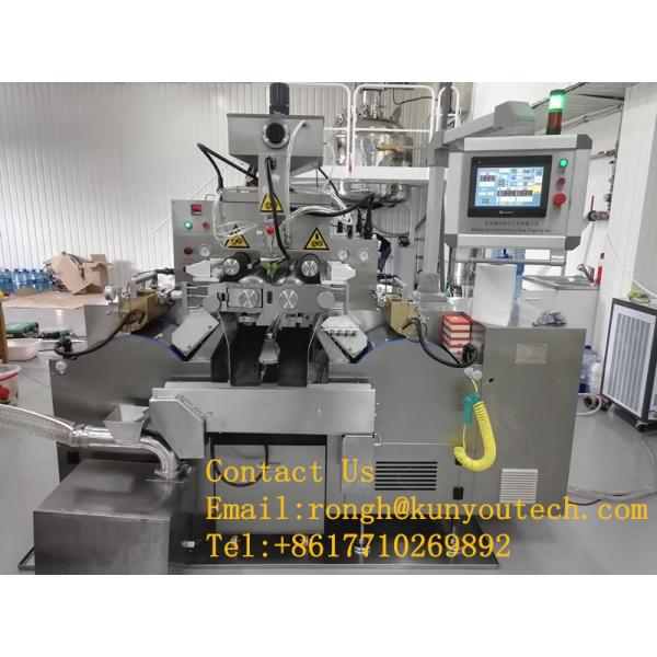 Máquina de enchimento automática da cápsula para o óleo dos alimento-peixes, a vitamina, e o mel da abelha