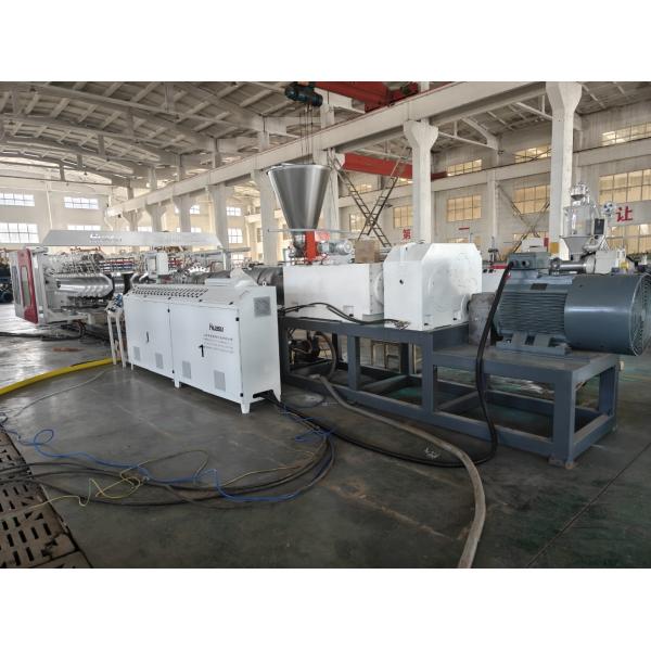 Water Drainage Twin Screw Extruder Pvc Pipe Extrusion Line