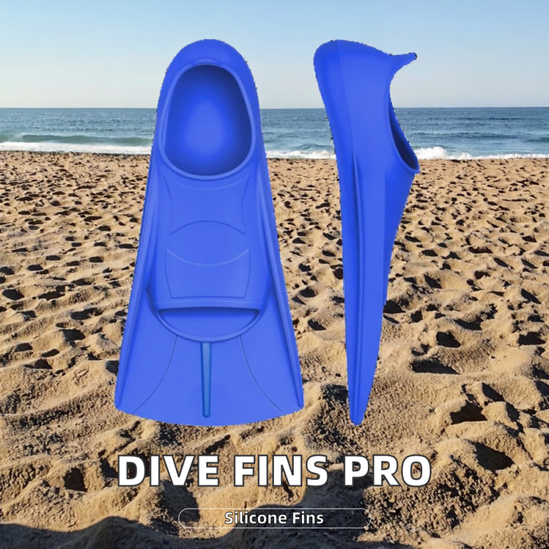 Professional Silicone Swimming Fins Customized Logo Deep Sea Diving Training Equipment for Free Snorkeling & Dive