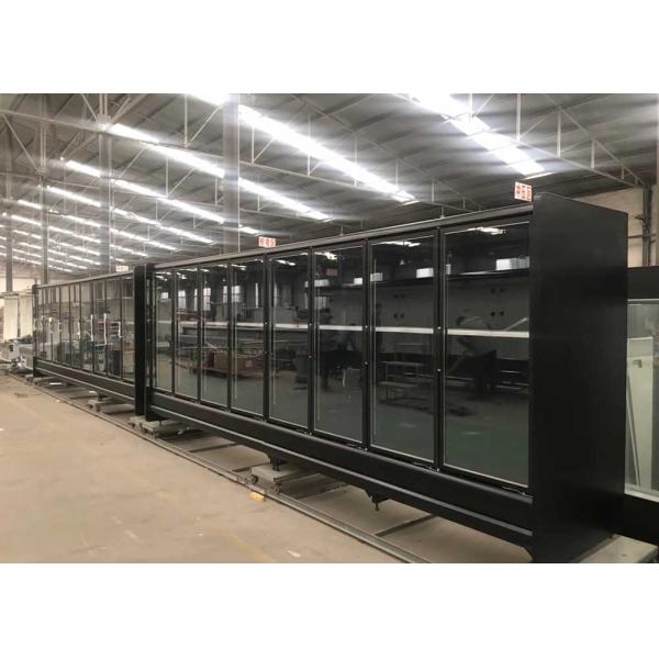 Шкаф дверей Multideck супермаркета вертикальный стеклянный для замороженных продуктов