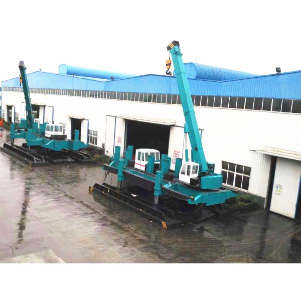 120T High Speed Hydraulic Rotary Piling Rig No Vibration For Construction