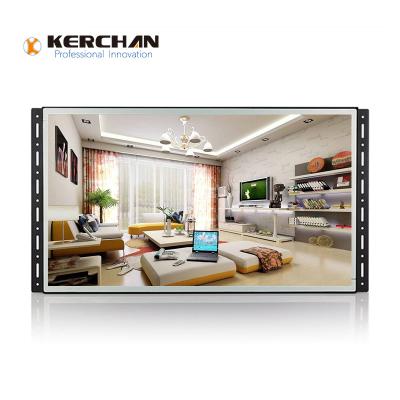 wall mounted full hd led video display, battery loop video advertising display screen