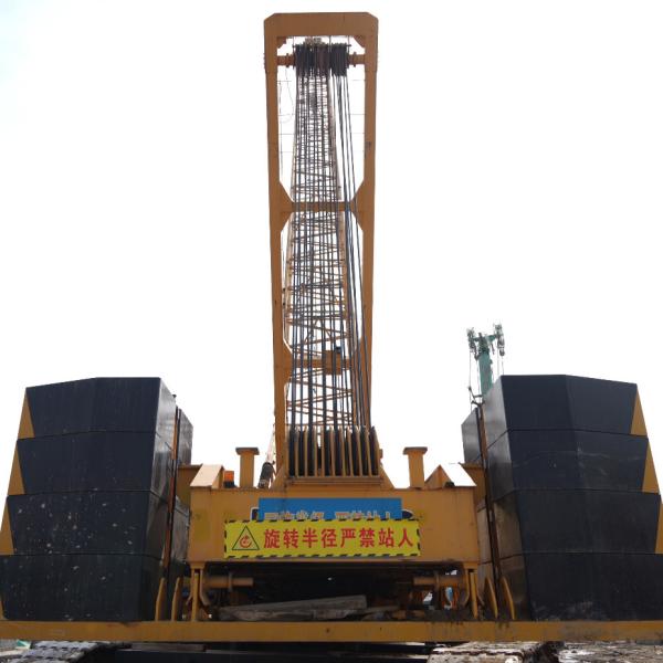 Grúa de recorrido de 150 toneladas / grúa de boom de 13-60 m de largo 1.5 Km/h