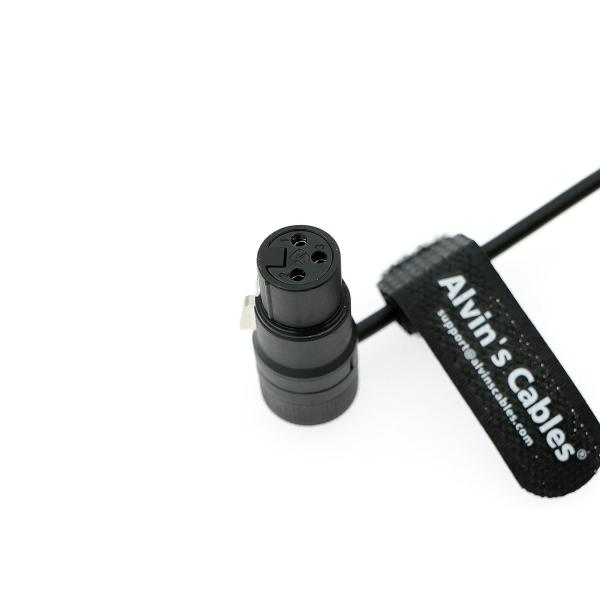 Cabos de Alvin XLR de baixo perfil giratório de 3 pinos de cabo masculino para feminino Conector original Cordão de áudio de microfone equilibrado