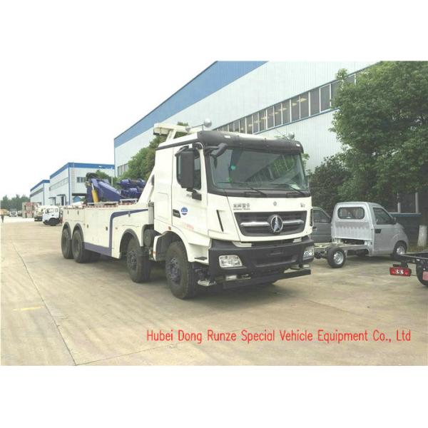 Beiben Heavy Duty Rotator Wrecker Tow Truck , 30-40 Ton Heavy Wrecker Trucks