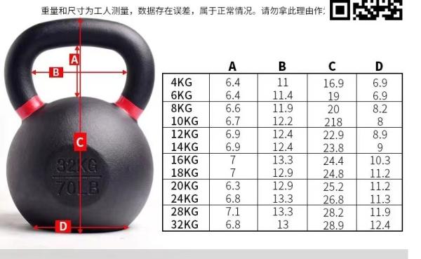 Free Weights Training Exercise Gym Kettlebell