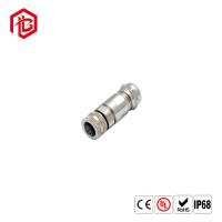 A instalação chinesa do campo da fábrica um conector impermeável fêmea plástico do Pin M12 da tomada IP67 8 do código