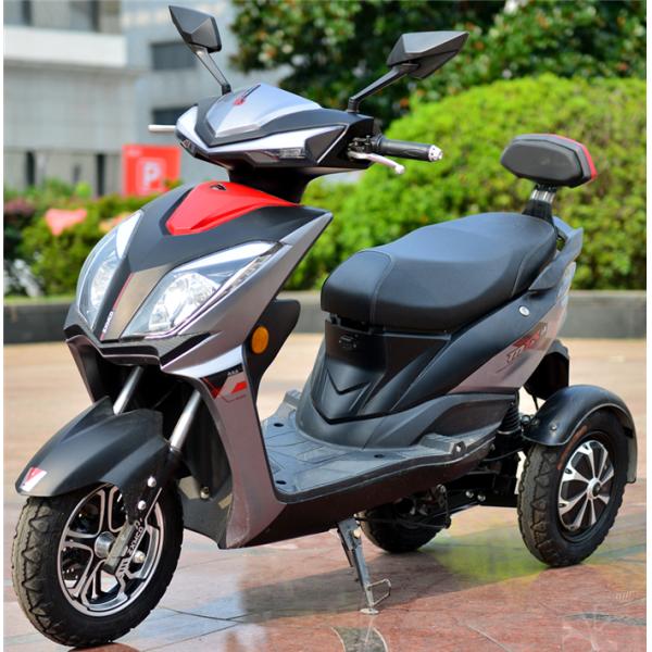 Three Wheel Power Scooter Motorcycle 72v40ah Lithium Battery 60km/h Max Speed
