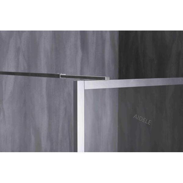 fashionable tempered glass walk-in shower screen