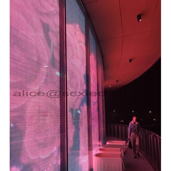 Сильно прозрачный обломок Эпистар управлением экрана ВИФИ 3Г стены СИД П8.93 прозрачный видео-