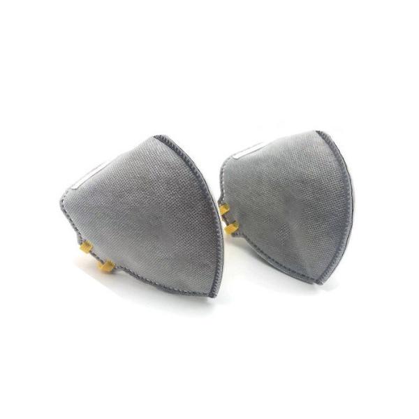 Anti Dust Vertical Respiratory Face Masks , Protective Face Mask With Nose Clip