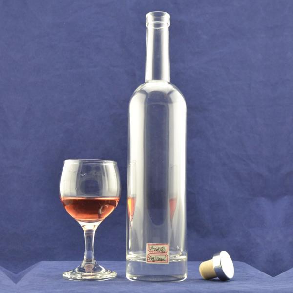 Apple Cider Glass Bottle 100ml 300ml with Decal Surface Handling and Cork Sealing Type