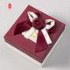 Matt Lamination Folding Gift Boxes Luxury Ribbon Cardboard Large Gift Box