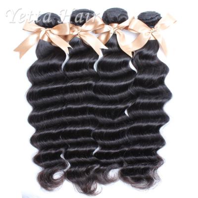 Cabelo profundo fraco do Virgin do brasileiro 7A da onda 22 polegadas nenhuma mistura