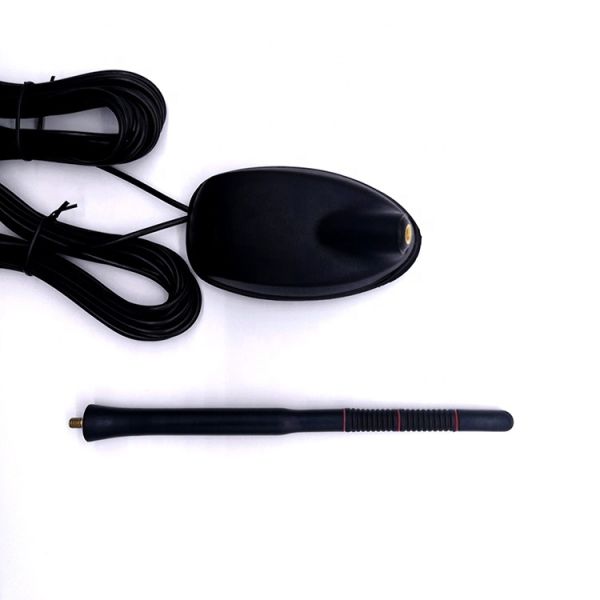Car GPS + FM Combination External Shark Fin Antenna with 28dBi Gain for Universal Fitment Signal Boost