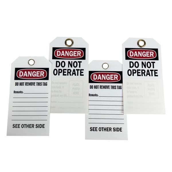 Промышленный защитный пластиковый ярлык на заказ для эффективности брендинга