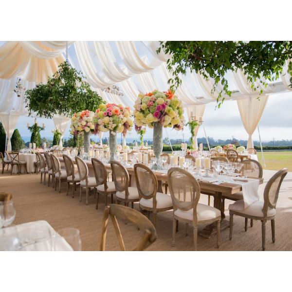 Luxury vintage french louis wedding chair Banquet ghost dining chair event stacking LV rental wood chairs