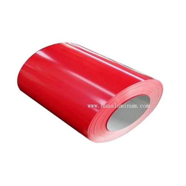H18 PVDF Coated Aluminum Foil Coil Impact Resistance For Roofing