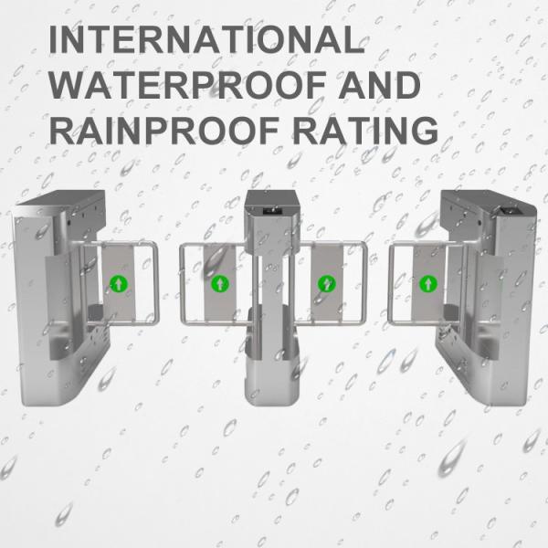 304 Stainless Steel Material One Direction Pedestrian Swing Gate Turnstile for Indoor and Outdoor Environments