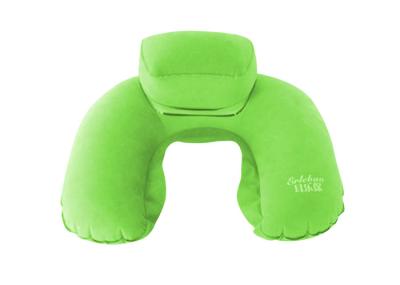 Custom Holiday Cushion Inflatable Travel Neck Pillow U Shape For Airplane , Bedding
