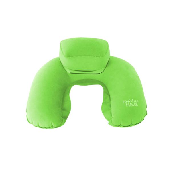 Custom Holiday Cushion Inflatable Travel Neck Pillow U Shape For Airplane ,