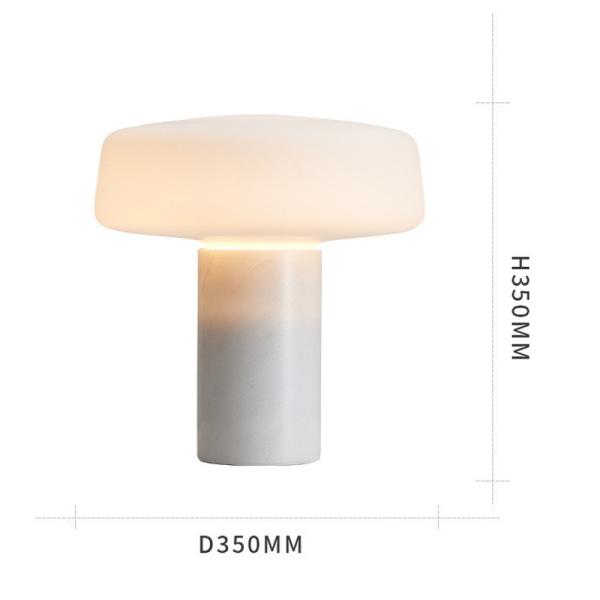 JYLIGHTING French Light Luxury Natural Marble Table Lamp Modern Simple Living Room Bedroom Bedside LED Table Lamps Bedside Table Lamp