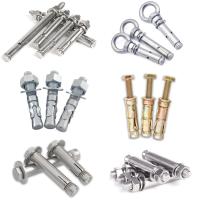 Bolsillo de expansión mecánica de acero inoxidable grado 8.8 m8 m10 m12 m16 m24 m33 con acabado zincado