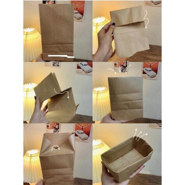 18.00cm * 11.00cm * 32.00cm Package Size Oil-Proof Cake Kraft Paper Laminate Bag