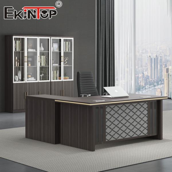 A mobília L do CEO Wooden Office Desk do gerente dá forma a Eco 1.2M amigável 1.8M 2.0M