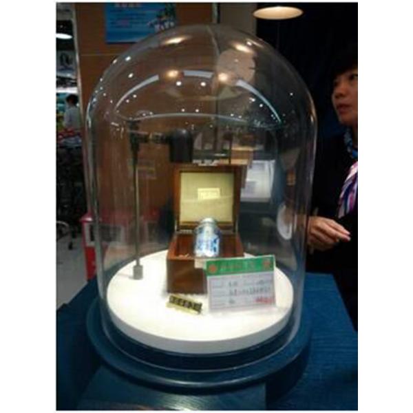 Thickness 4.5mm Height 40cm Handmade Jewelry Glass Dome