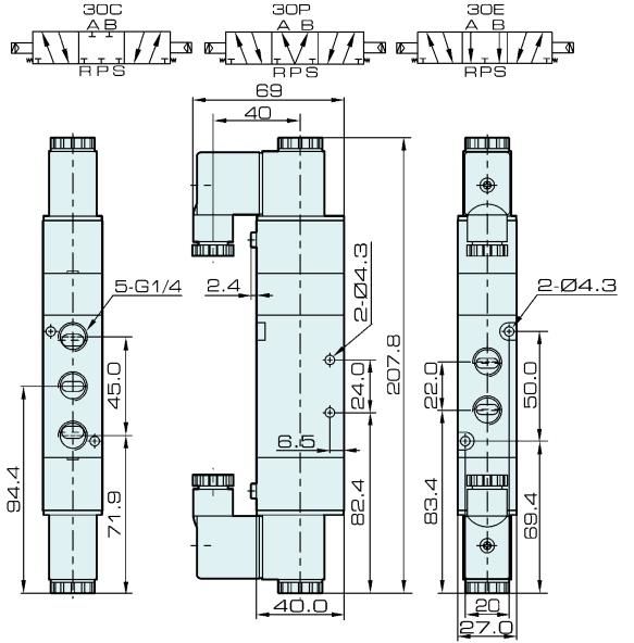 5 положение 4V330C-08 1/4