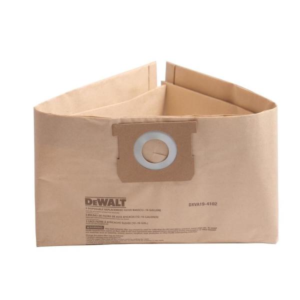 Wet Dry Vac Accessories Dust Bag 12-16 Gallon Dewalt