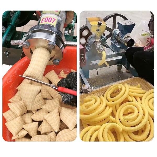 Multifunctional Commercial Maize Puffed Food Machine 30hp / 22hp