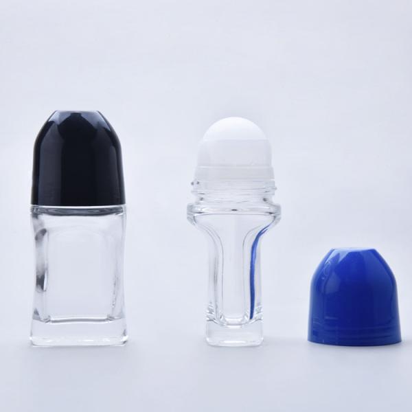2oz Glass Deodorant Roller Bottles Colored 50ml With Roller 50ml
