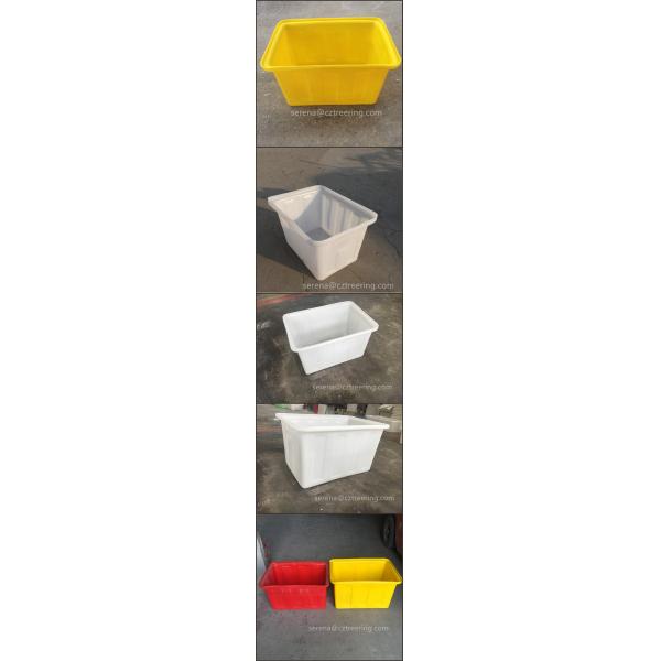 Rotomolding Durable Hand Poly Box Truck Plastic Mobile Nesting Container 90L