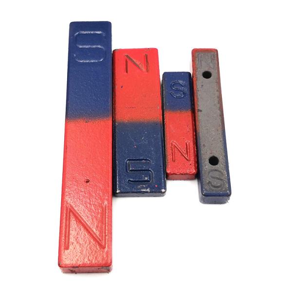 Ímã azul vermelho da ferrite da pintura Y30 da vária forma para a escola