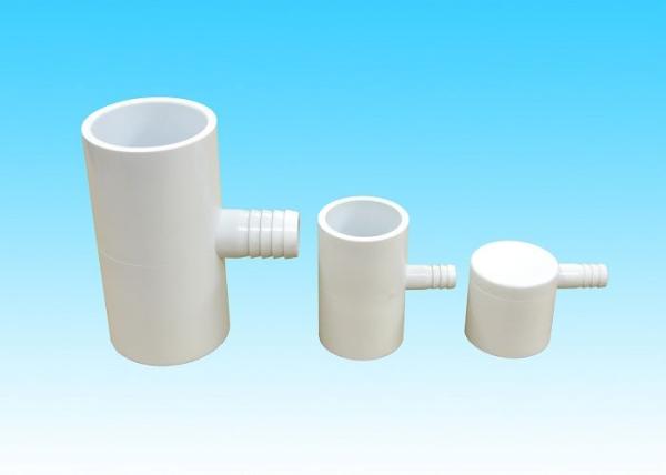 90 Degree PVC Tee Fittings 1 S x 3/8 Ribbed Barb Ell Adapter